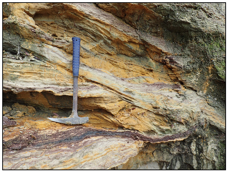 Figure 8. Cross-beds in the undifferentiated Alum Bluff Group.