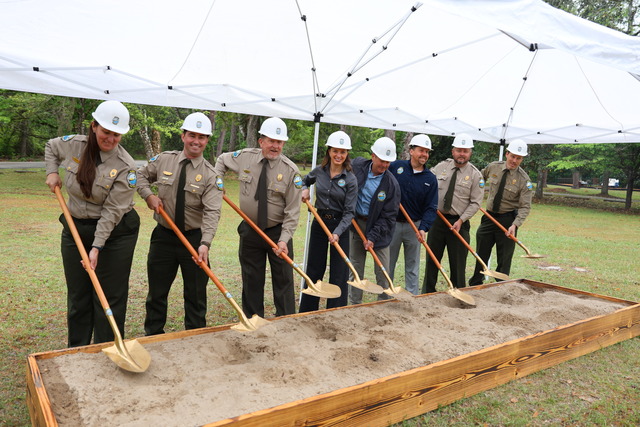 Groundbreaking at Wakulla Springs State Park