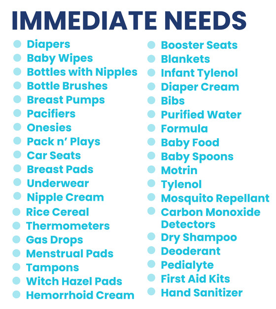 Immediate Needs