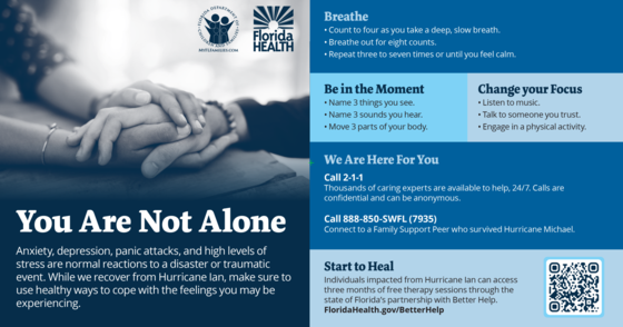 You Are Not Alone Handout