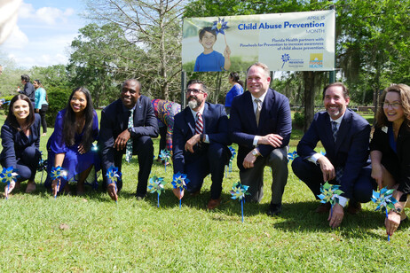 FDOH Pinwheel Planting Event
