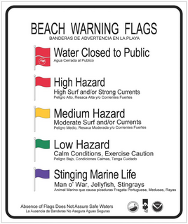 FDEP Beach Warning Flags