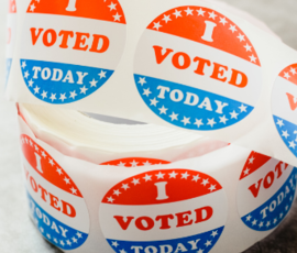 Voting at Library