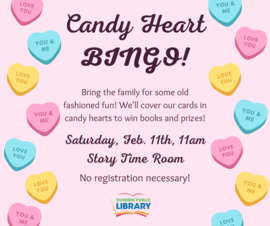 candy heart bingo
