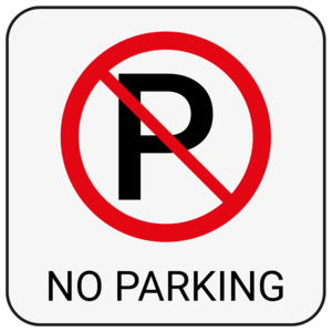 No parking