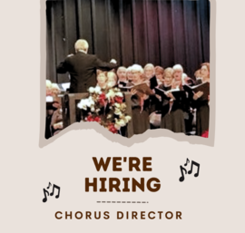 We're Hiring: Chorus Director