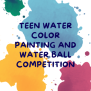 water color and water ball
