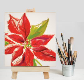 Painting Party - christmas poinsettia