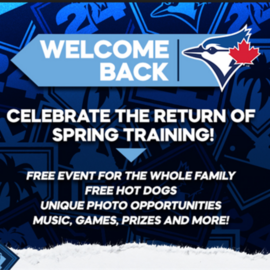 Welcome back blue jays