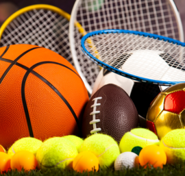 sports equipment sports on the run