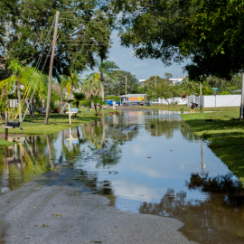 Flooding after Hurricane Helene
