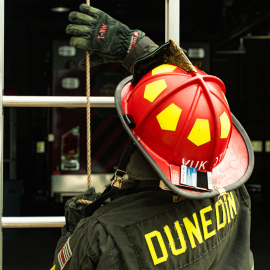 Dunedin Firefighter at work