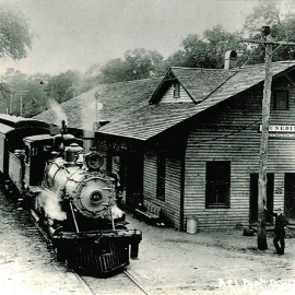 Historical Dunedin Railroad Photograph