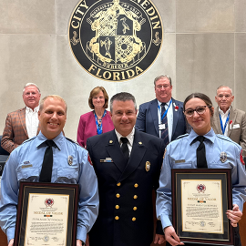 Dunedin Fire Rescue honored