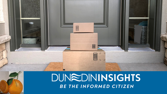 Packages on porch