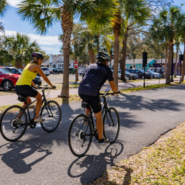 Biking on the Pinellas Trail