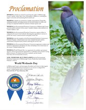 World Wetlands Day Proclamation Picture
