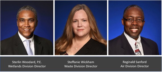 Directors Sterlin Woodard, Steffanie Wickham and Reginald Sanford