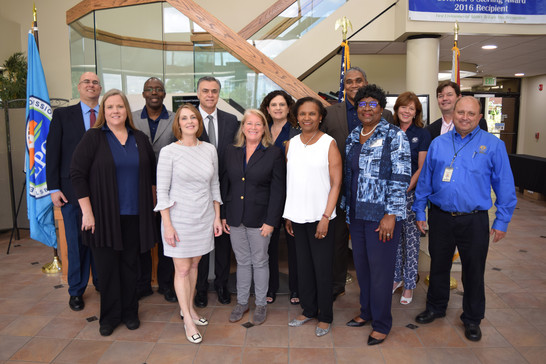 Brenda Mallory, Kathy Castor, Gwen Myers and EPC Staff