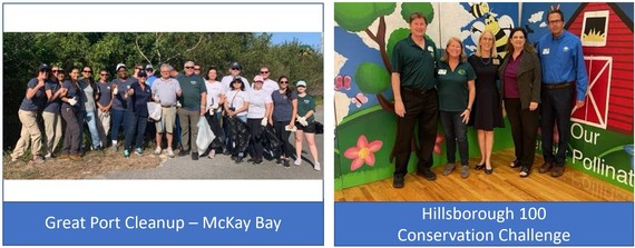 outreach photos with commissioners