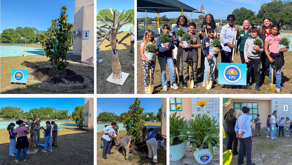 Arbor Day at Bing Elementary School