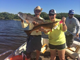 Red Drum caught by Larry William and Jennifer Hebert
