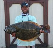 Large flounder catch