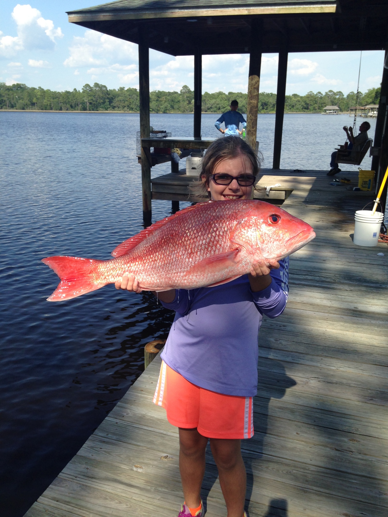 katlyn with red snapper