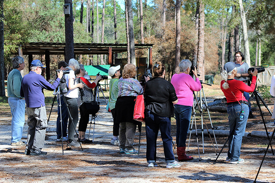 Nature photography class at Chinsegut