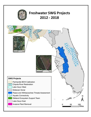 Freshwater Projects Map