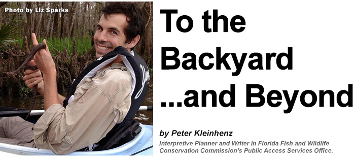 To the Backyard ...and Beyond. By Peter Kleinhenz, Interpretive Planner and Writer, FWC Public Access Services Office.