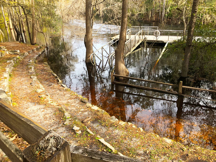 flooded dock