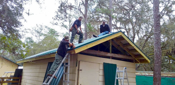 repairing roof