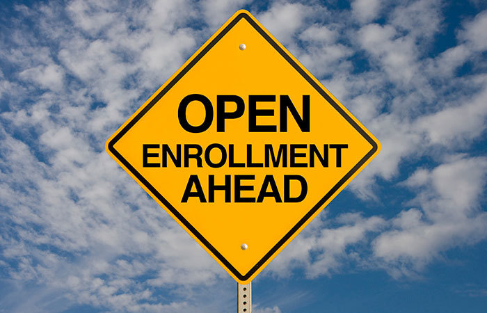 open enrollment sign