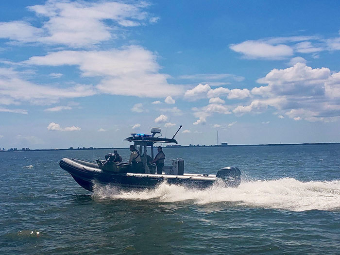 boat returning to shore