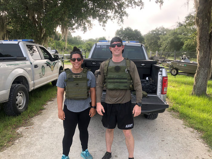 officers after workout