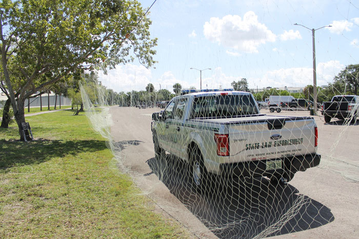 gill net with vehicle
