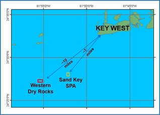 western dry rocks map