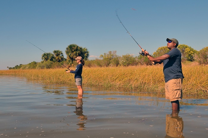 fishing from shore