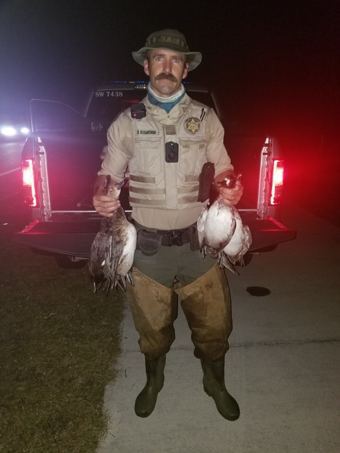 officers and ducks