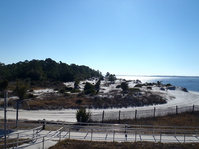 A view of the shore at Amelia Island State Park