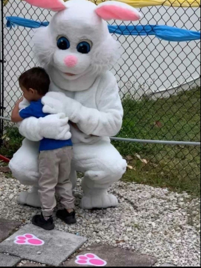 easter bunny and youth