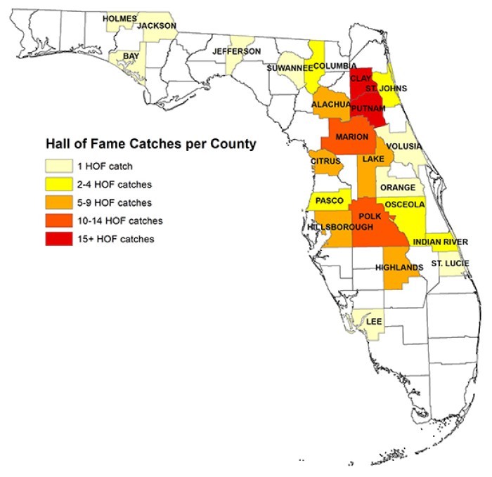 hall of fame map