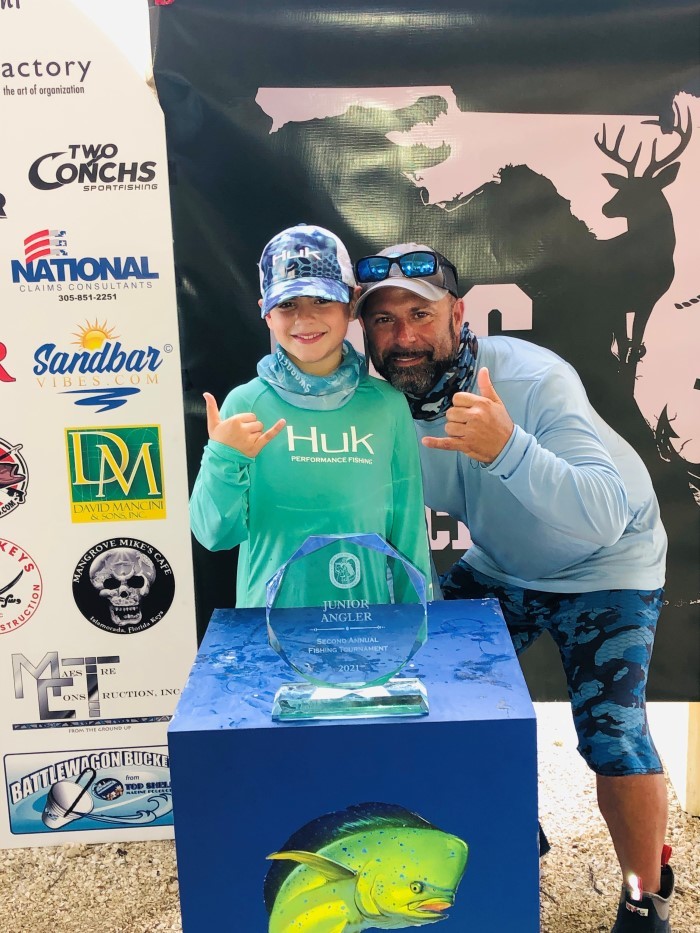 winning young angler