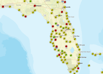 Florida Christmas Bird Count Map