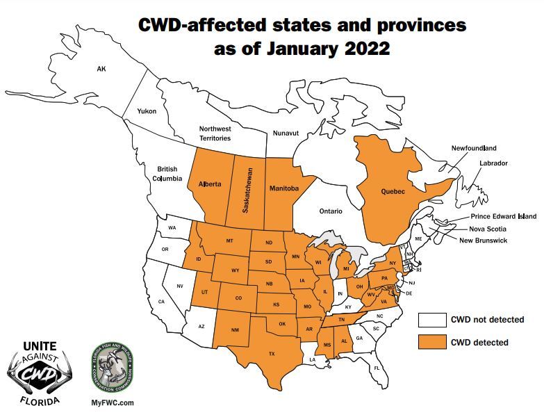 CWD map