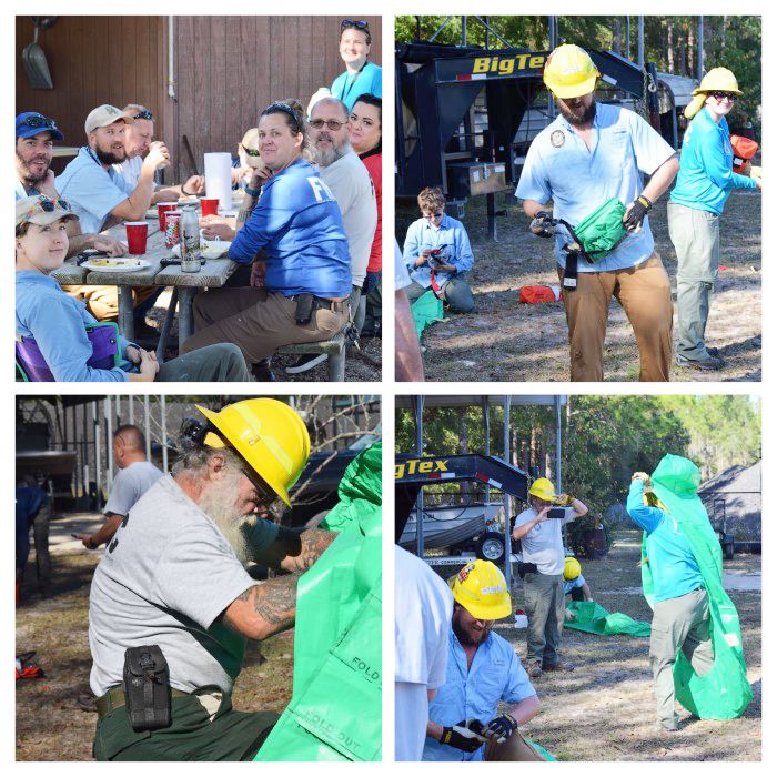 fire shelter practice