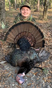 Youth turkey hunter