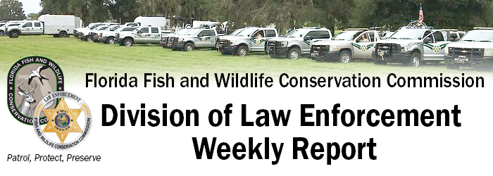 FWC Law Enforcement Weekly Reports: Oct. 20-26