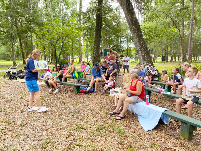 Reading with a Ranger outreach